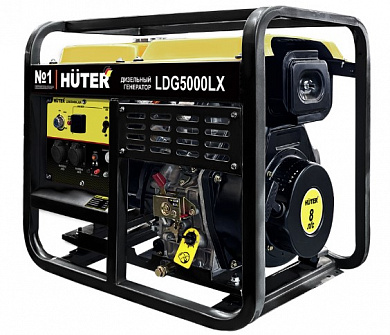 генератор дизельный huter ldg 5000lx
