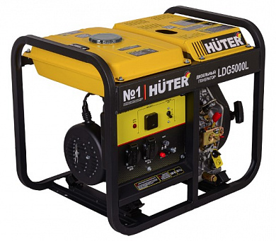 генератор дизельный huter ldg 5000l