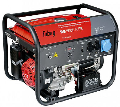генератор бензиновый fubag bs 6600 a es